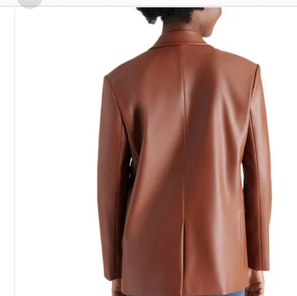 Steve Madden Ladies' Faux Leather Blazer , nwt - Picture 3 of 6